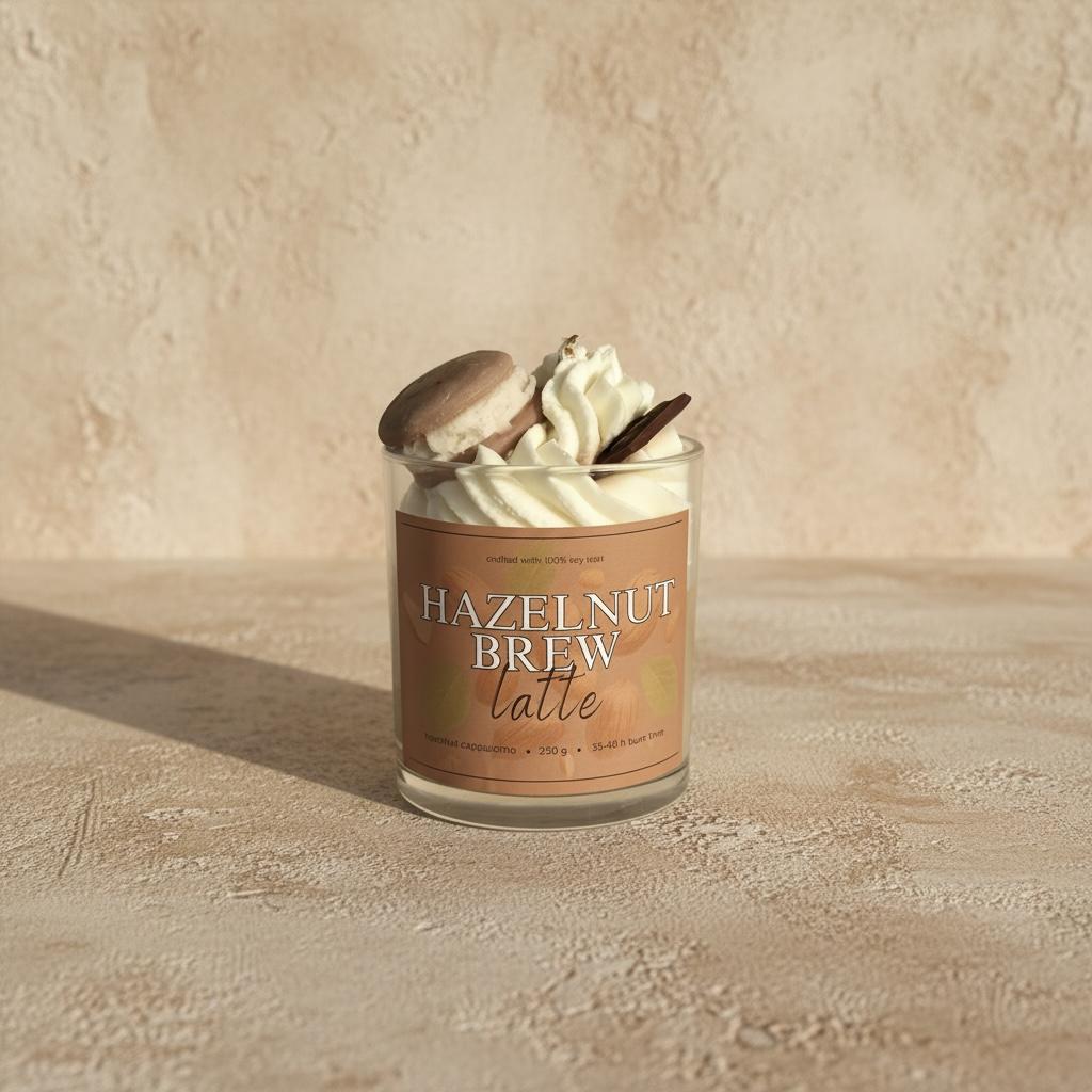 Hazelnut Brew – Lumânare parfumată | Candle Latte