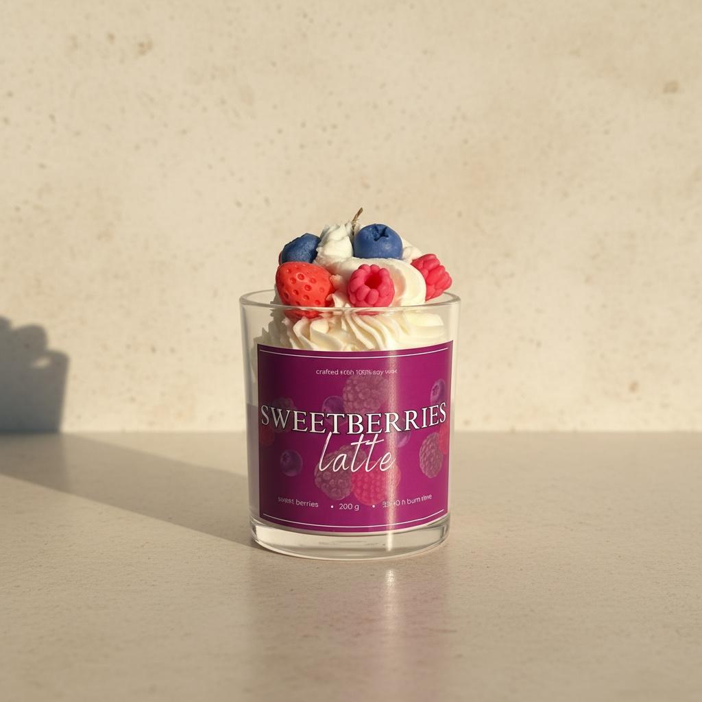 SweetBerries – Lumânare parfumată | Candle Latte