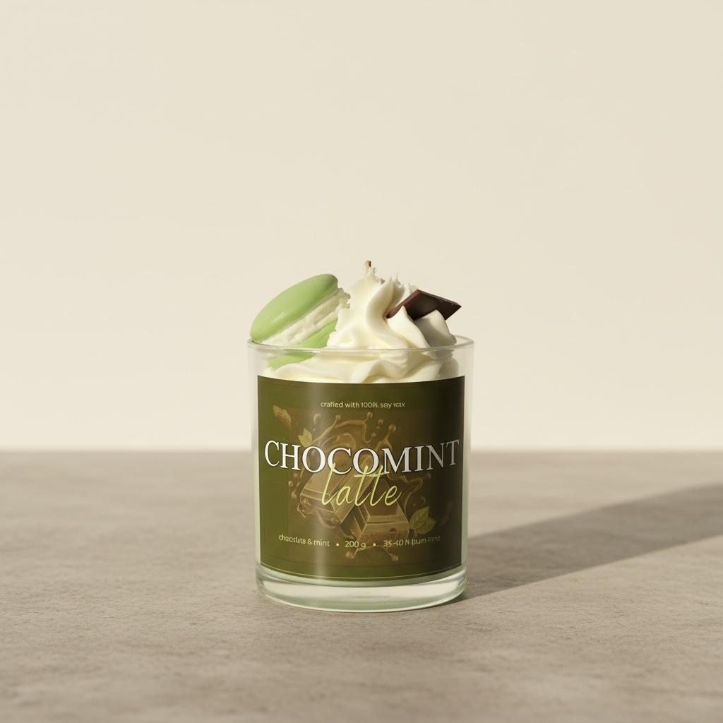 Choco Mint - Lumânare Parfumată | Candle Latte