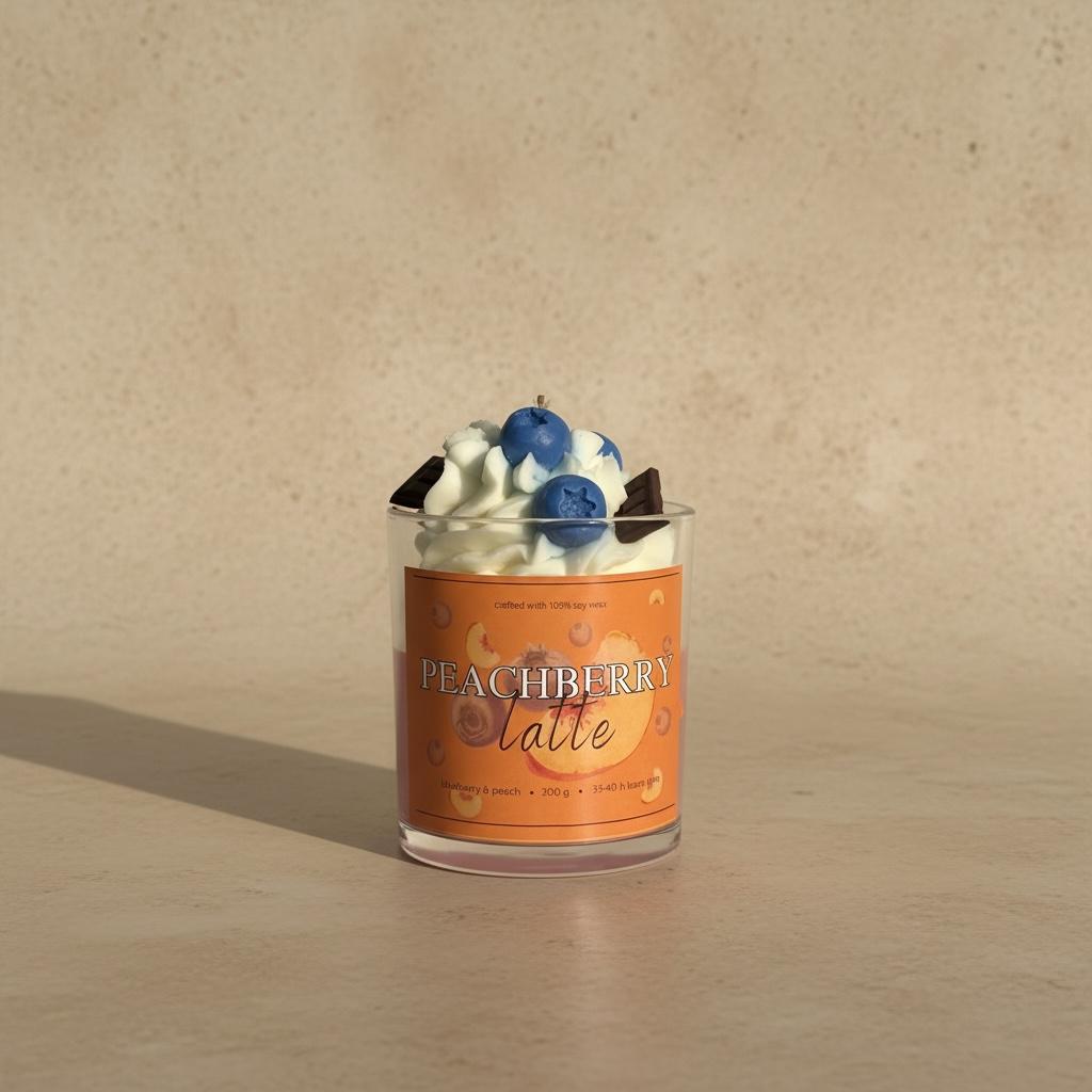 PeachBerry - Lumânare parfumată | Candle Latte