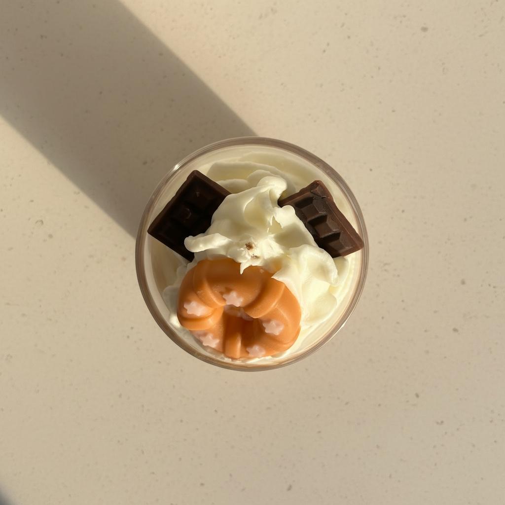 Caramel Vanilla - Lumânare Parfumată | Candle Latte