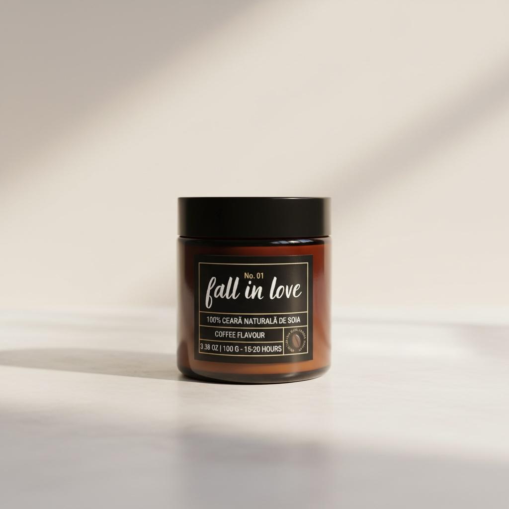 Fall in Love No. 01 – Lumânare parfumată cu aromă de cafea
